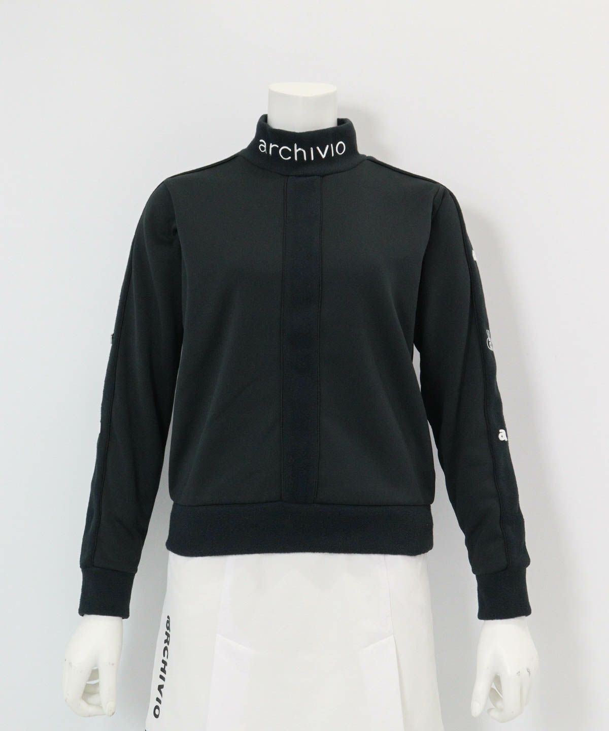 フリースラインプルオーバー(ブラック)