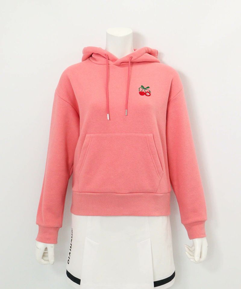 チェリー柄裏起毛パーカー|アルチビオ - ゴルフウェアや婦人服通販