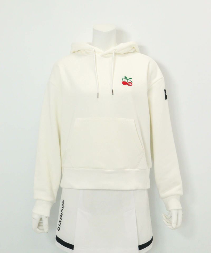 チェリー柄裏起毛パーカー|アルチビオ - ゴルフウェアや婦人服通販