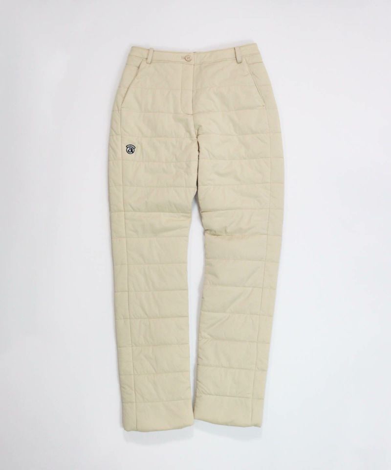 防風保温中綿キルトパンツ|アルチビオ - ゴルフウェアや婦人服通販
