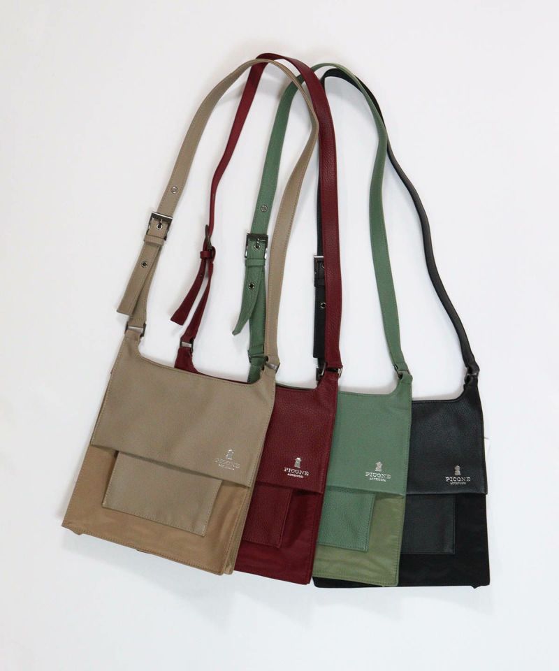 レザー切替ショルダーバッグ|スタジオピッコーネ - ゴルフウェアや婦人