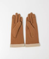 コットン混裏起毛手袋内側（キャメル）