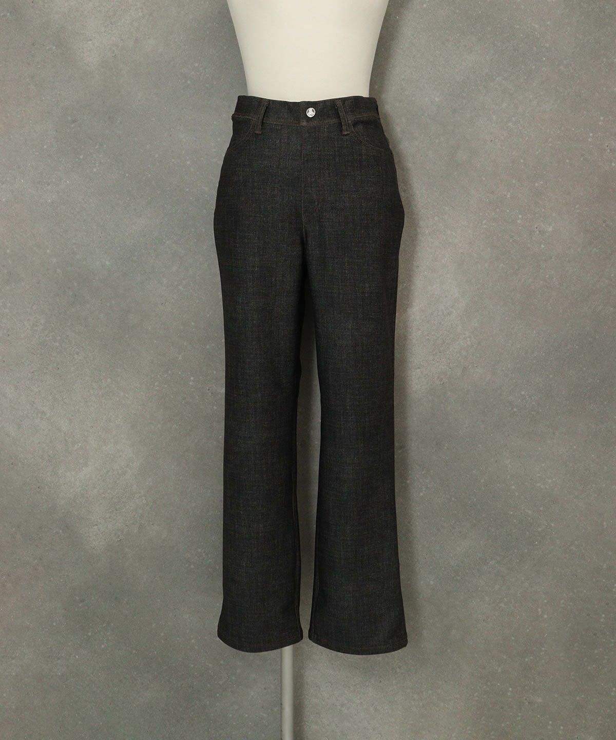 バック刺繍デニム風裏起毛パンツ|スタジオピッコーネ - ゴルフウェアや