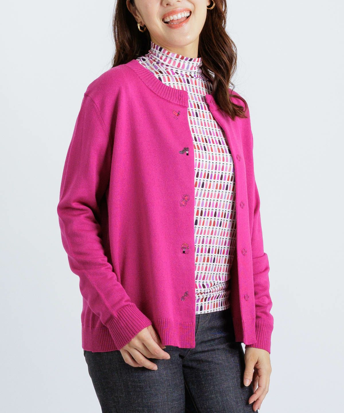 モデル着用画像（パープル）