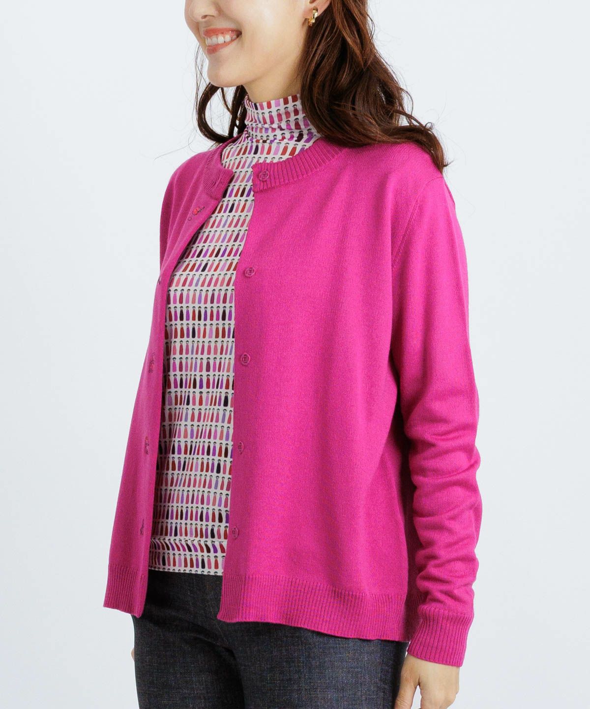 モデル着用画像（パープル）