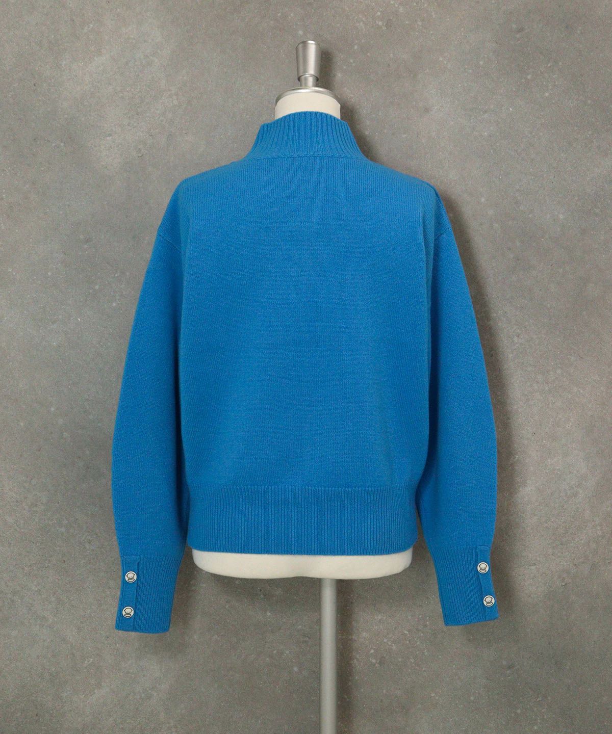 ウール100％袖ボタンニット|スタジオピッコーネ - ゴルフウェアや婦人