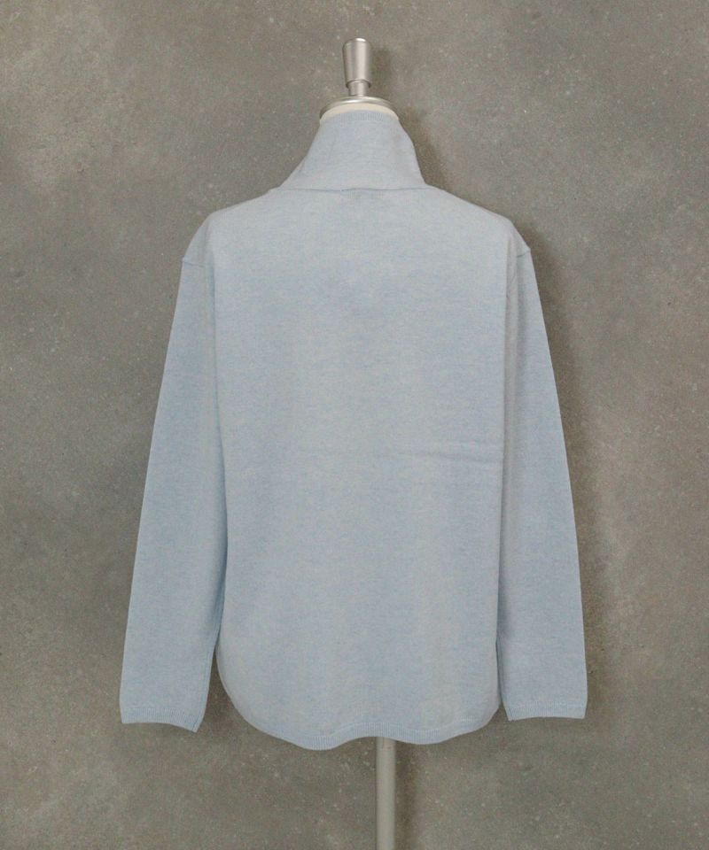 ウール100％DOG刺繍ハイネックニット|スタジオピッコーネ - ゴルフ