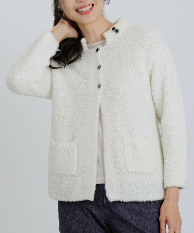 ブークレニットカーディガン|スタジオピッコーネ - ゴルフウェアや婦人