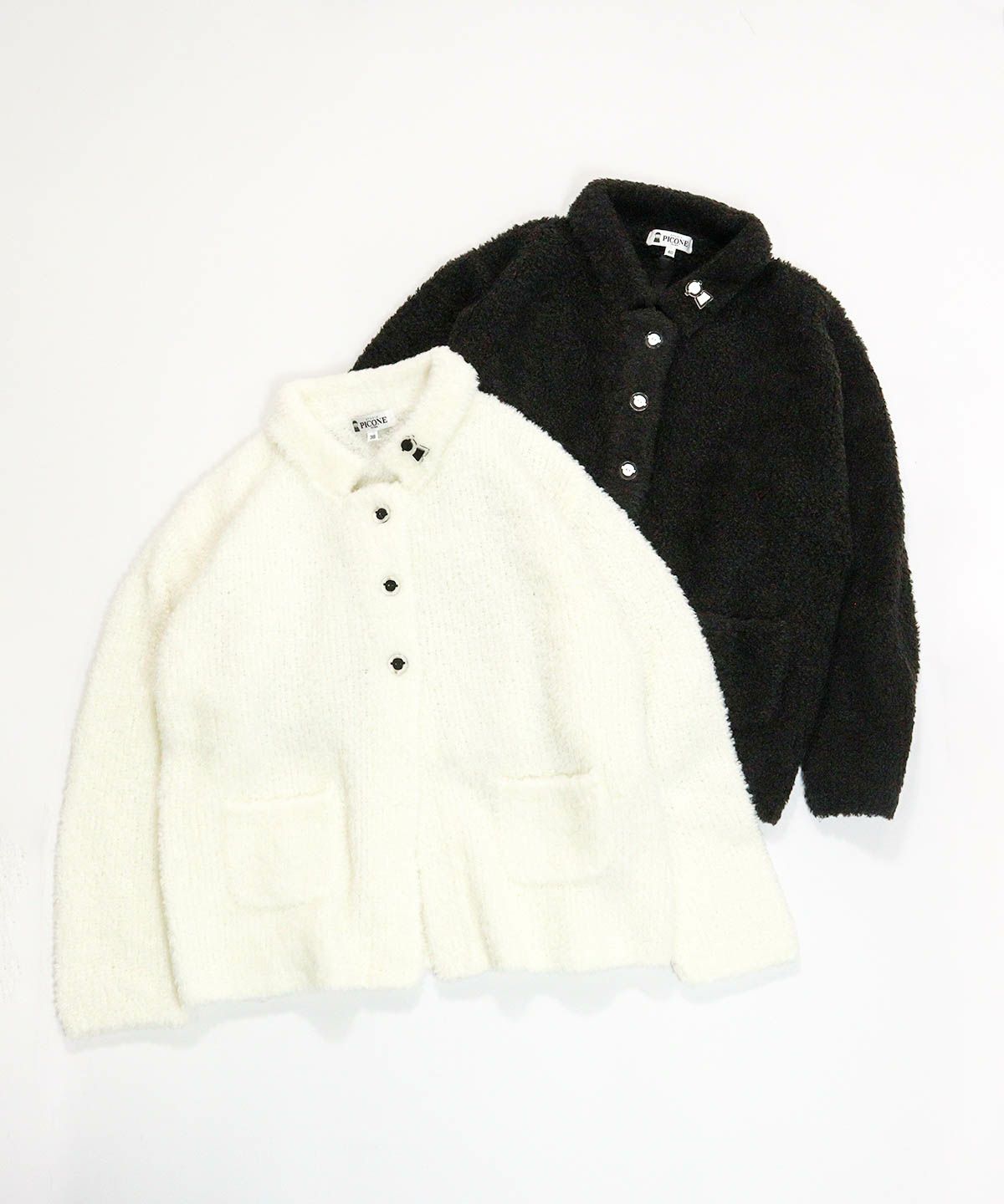 ブークレニットカーディガン|スタジオピッコーネ - ゴルフウェアや婦人