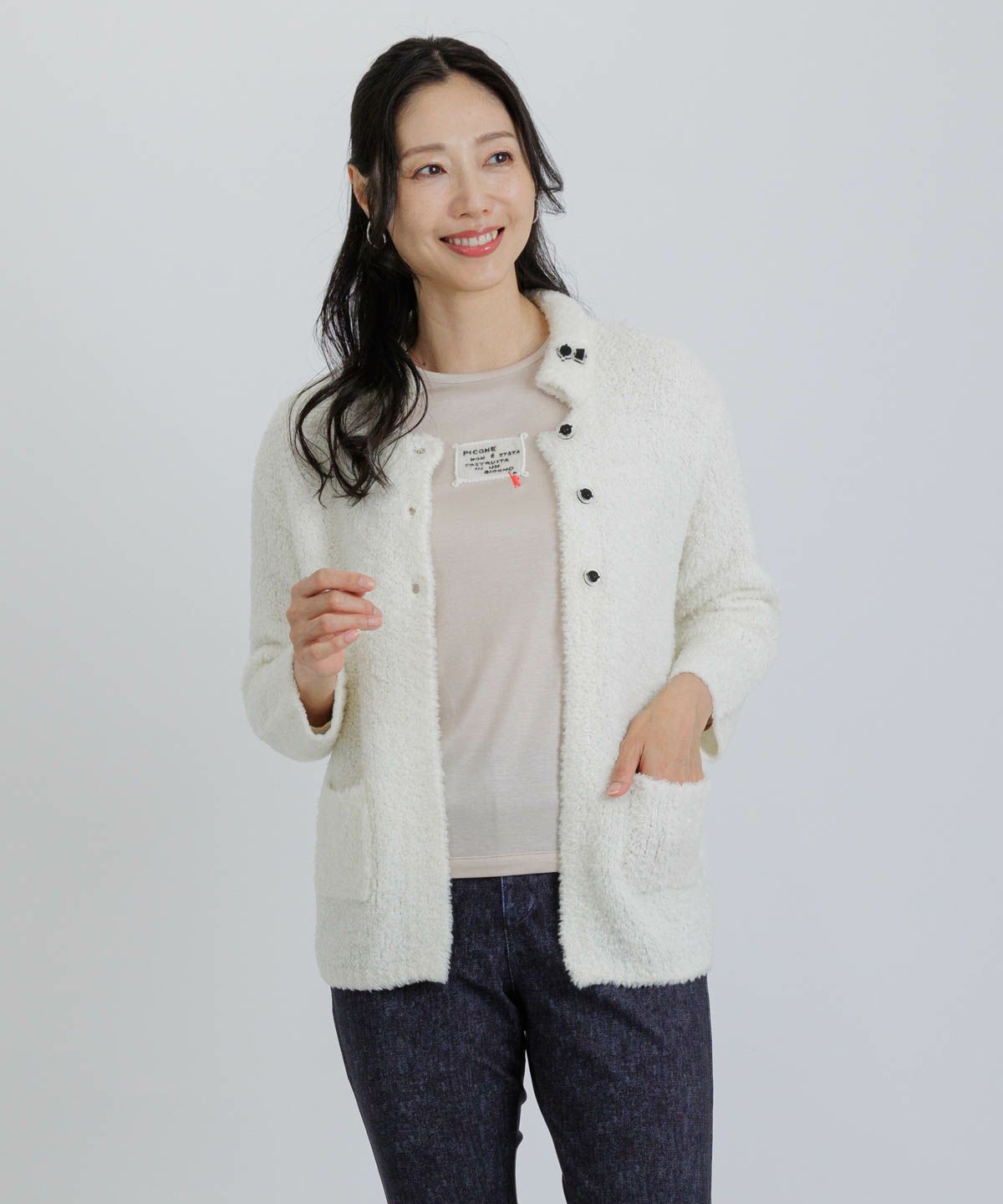 モデル着用画像（ホワイト）