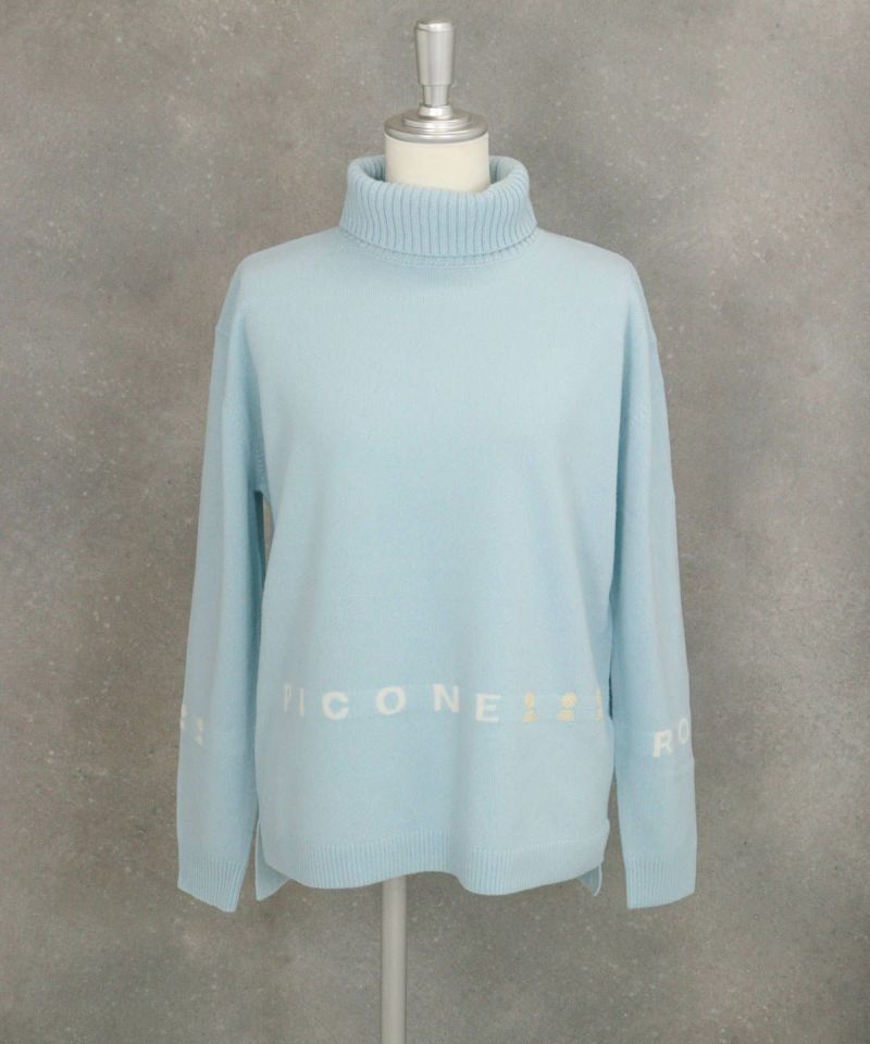 ウール100％ロゴタートルニット|スタジオピッコーネ - ゴルフウェアや