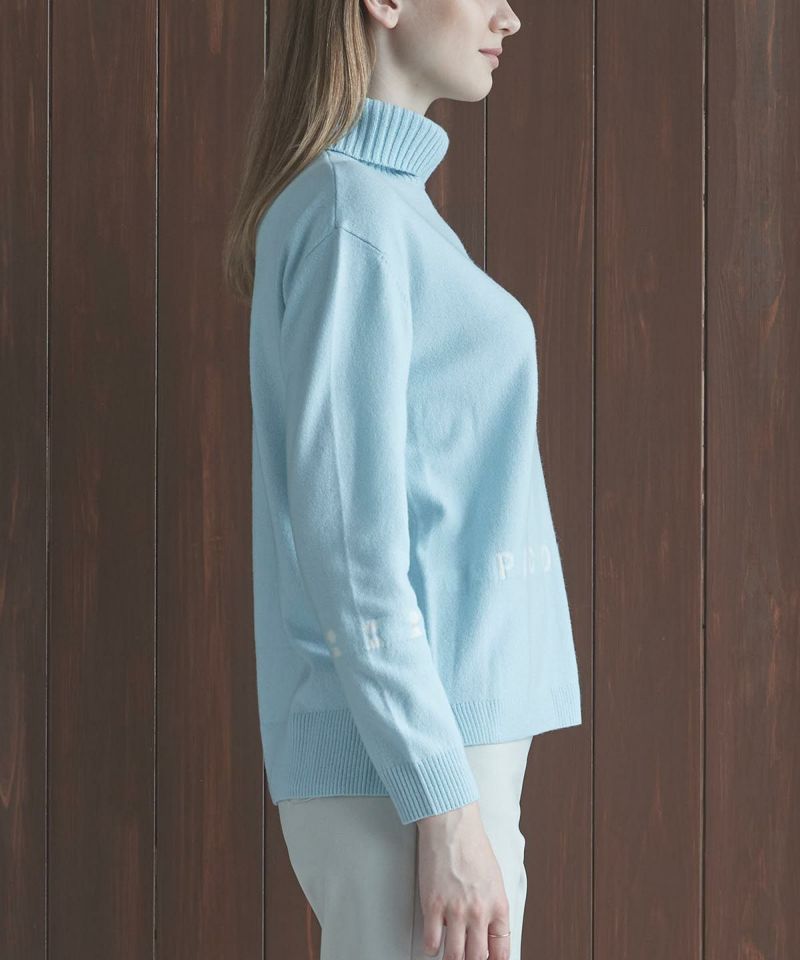 ウール100％ロゴタートルニット|スタジオピッコーネ - ゴルフウェアや