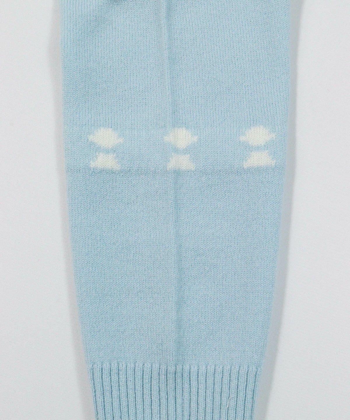 袖デザイン部分（ライトブルー）