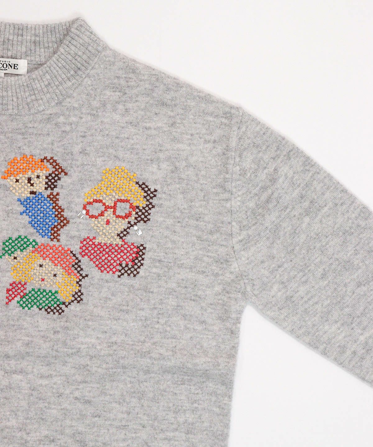 肩部分（ライトグレー）