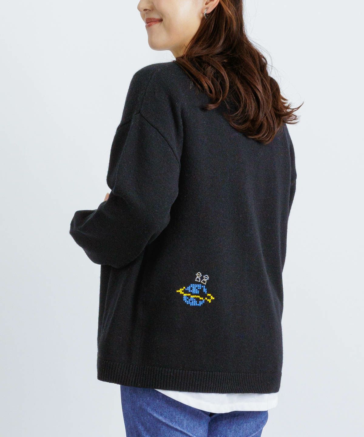 モデル着用画像（ブラック）