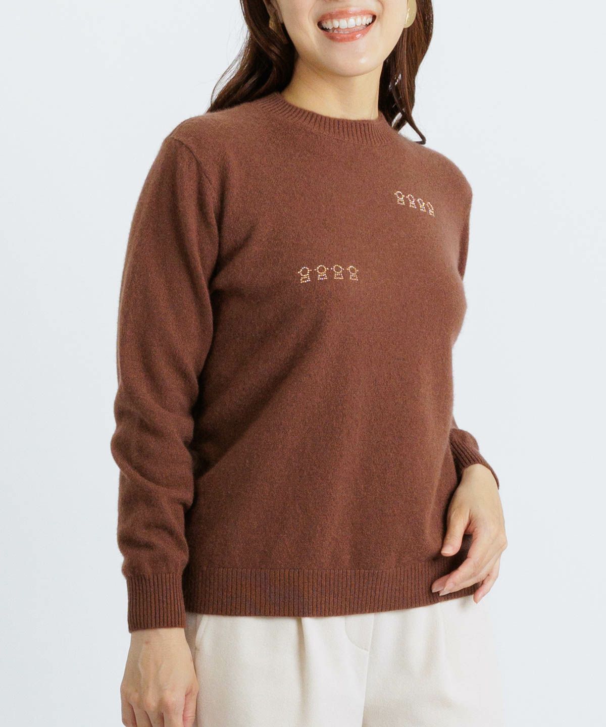 モデル着用画像（ブラウン）