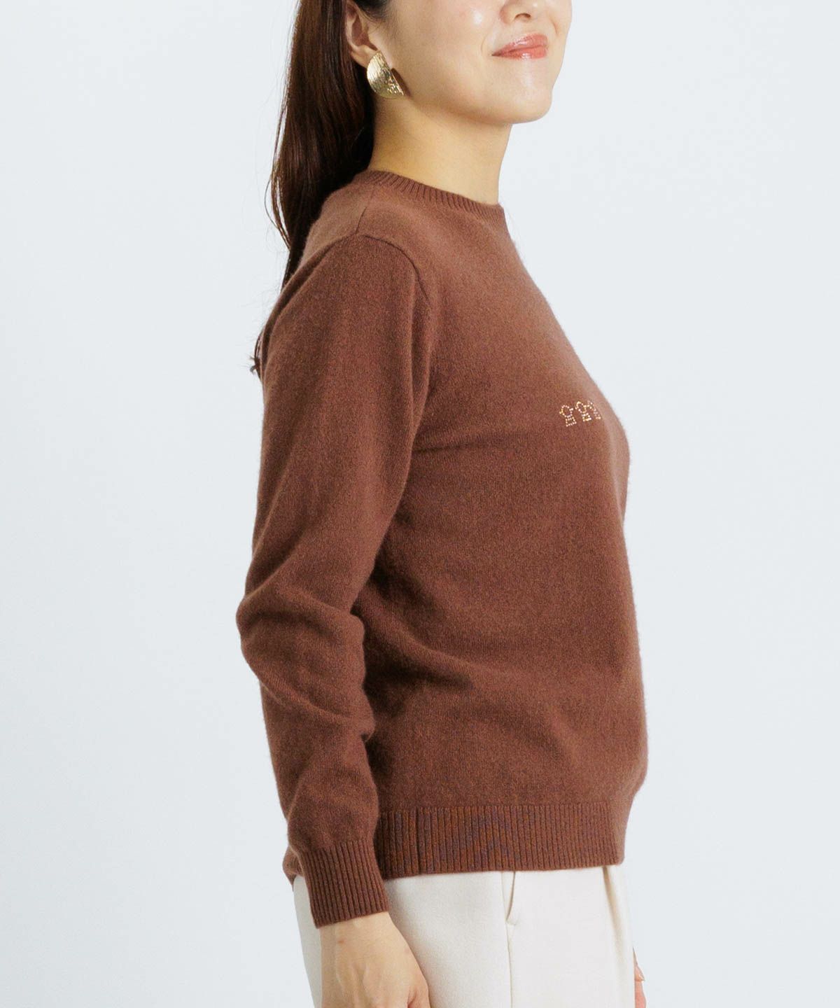 モデル着用画像（ブラウン）