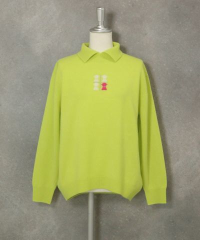 店舗在庫詳細 - カシミヤ100％襟付きニット | ピッコーネ・ピッコーネ