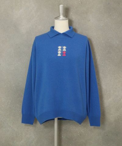 店舗在庫詳細 - カシミヤ100％襟付きニット | ピッコーネ・ピッコーネ