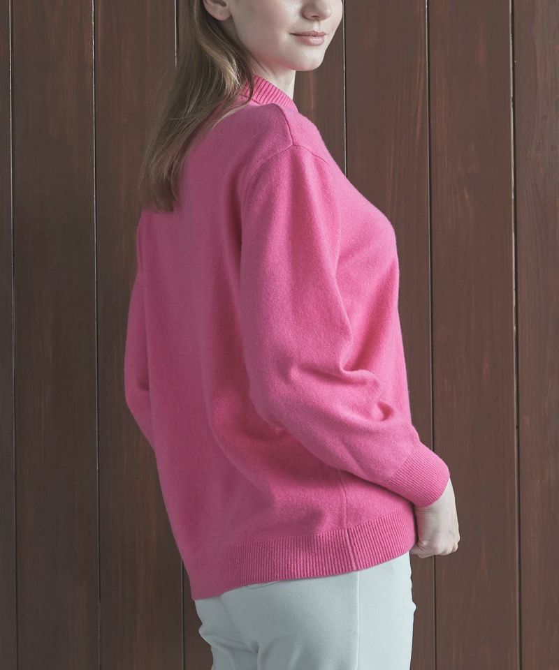 カシミヤ100％襟付きニット|スタジオピッコーネ - ゴルフウェアや婦人