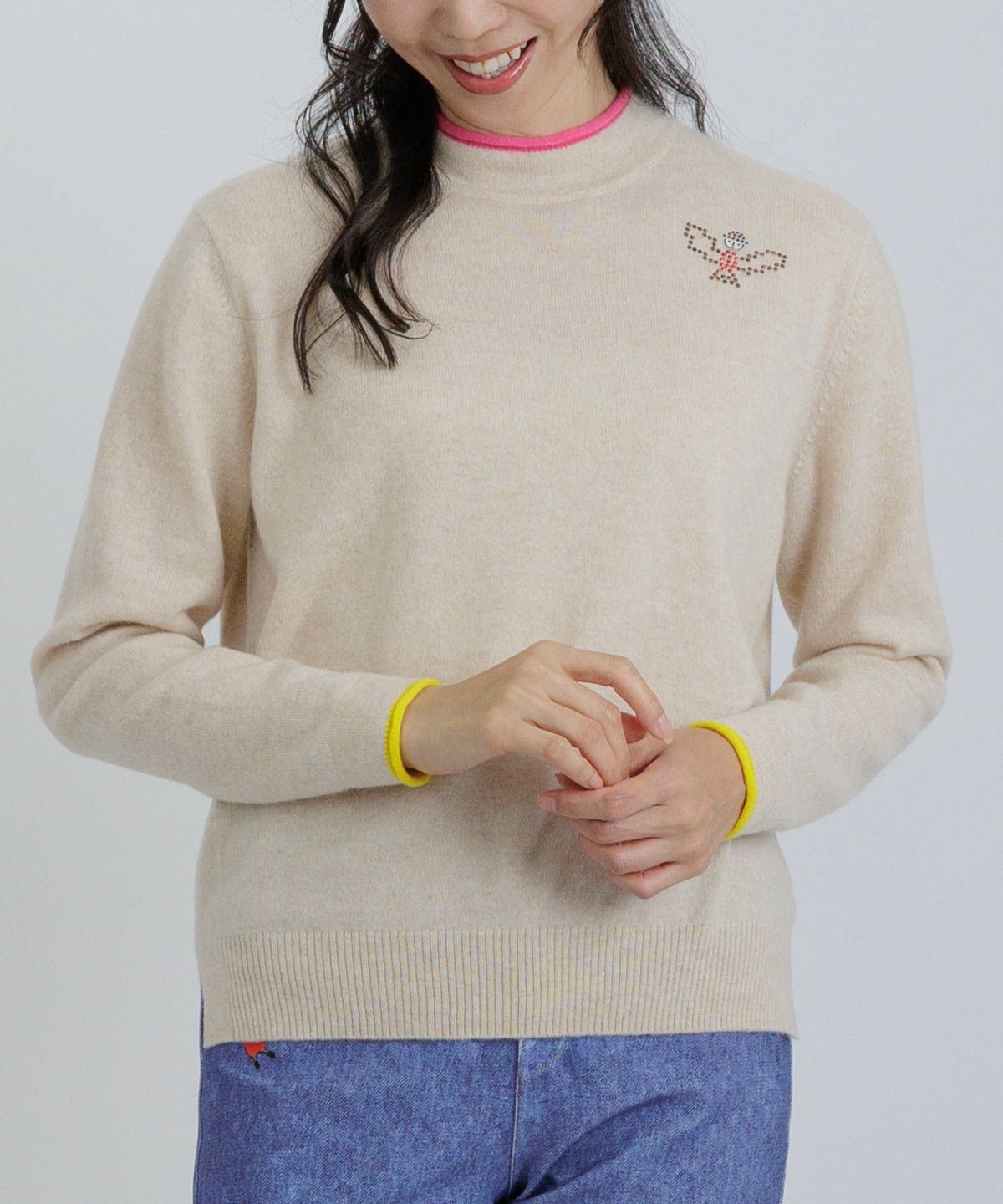 モデル着用画像(ベージュ)