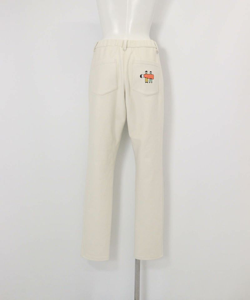 バック刺繍裏起毛ジャージーパンツ|ピッコーネクラブ - ゴルフウェアや