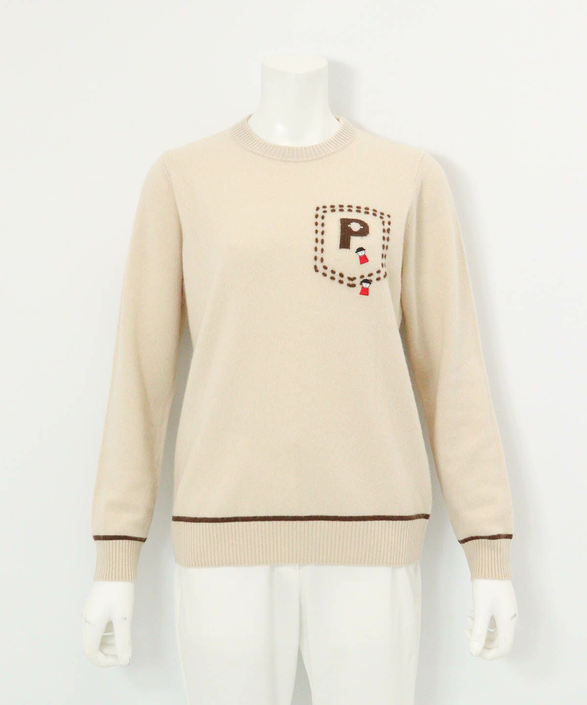 カシミヤ100％ラインニット|ピッコーネクラブ - ゴルフウェアや婦人服通販