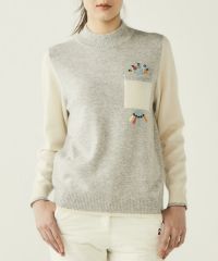 モデル着用画像（ライトグレー）