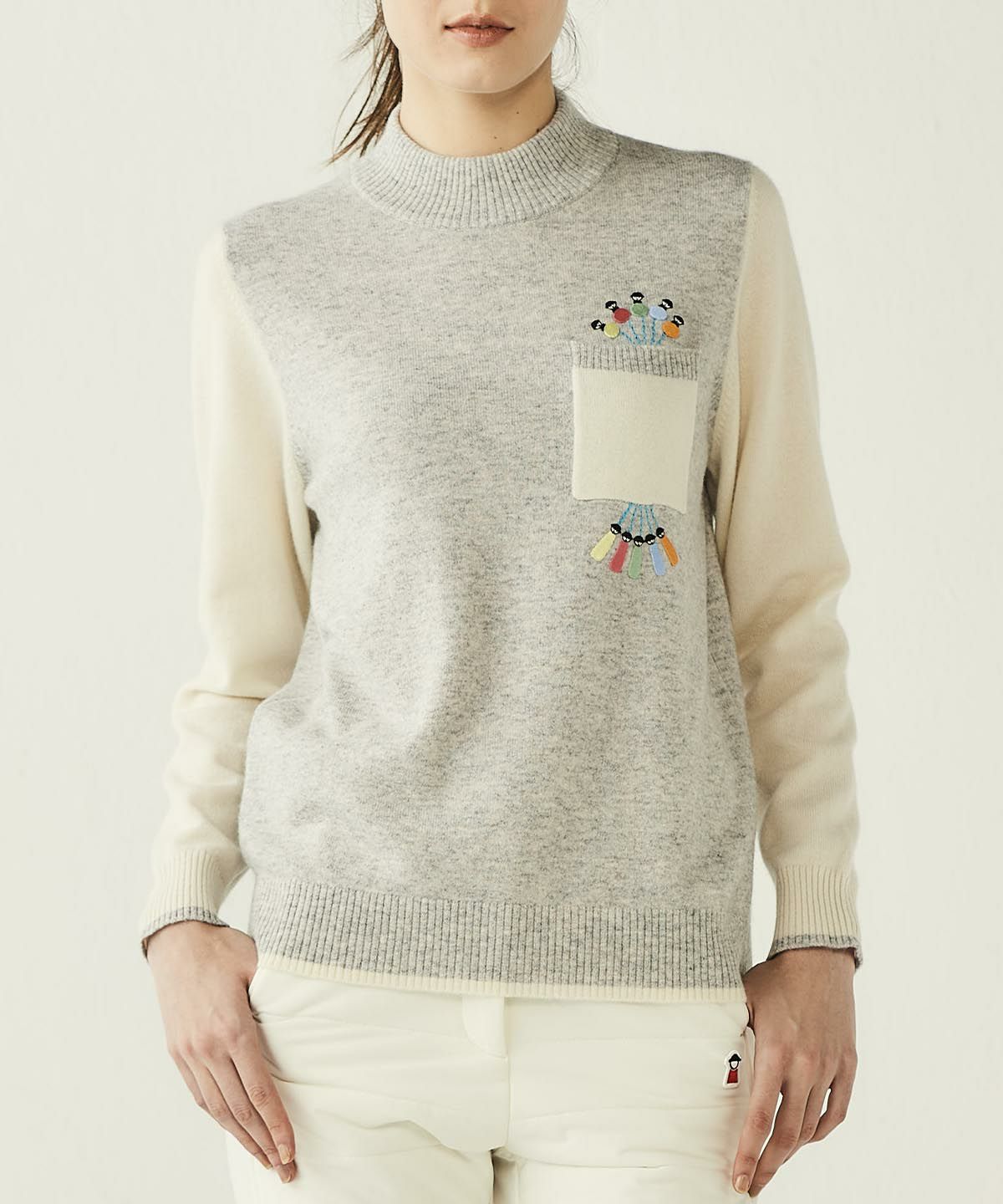 モデル着用画像（ライトグレー）