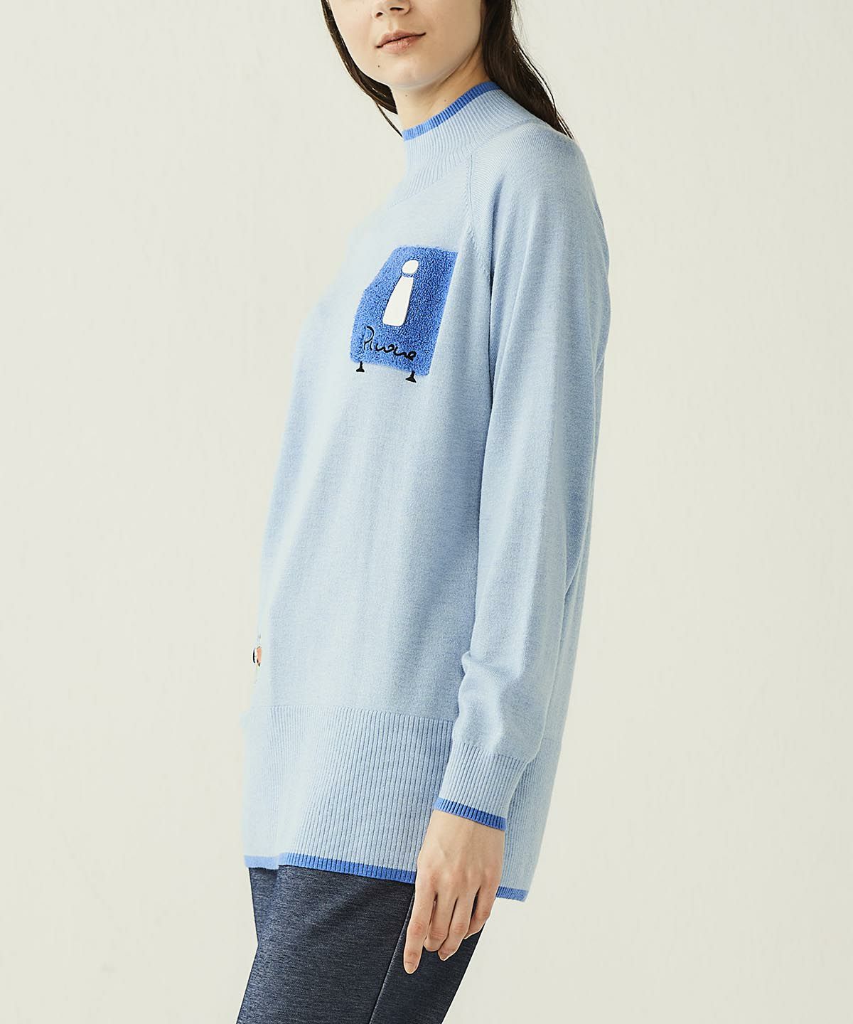 モデル着用画像（ライトブルー）