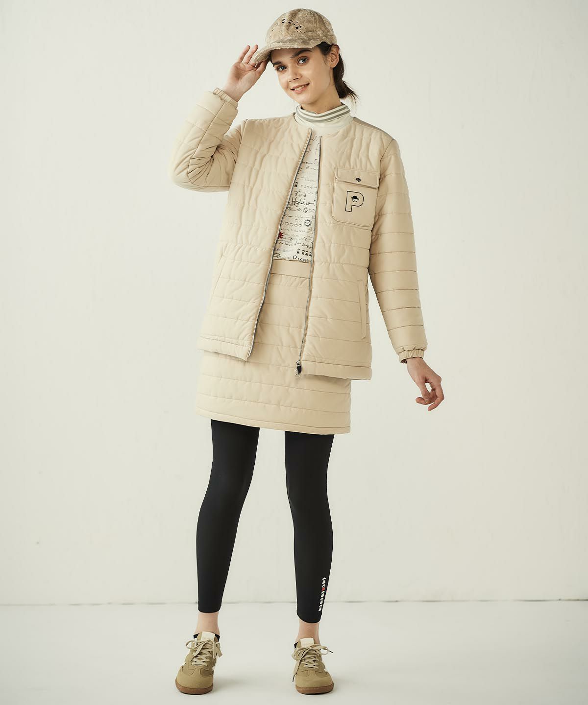 モデル着用画像(ホワイト)