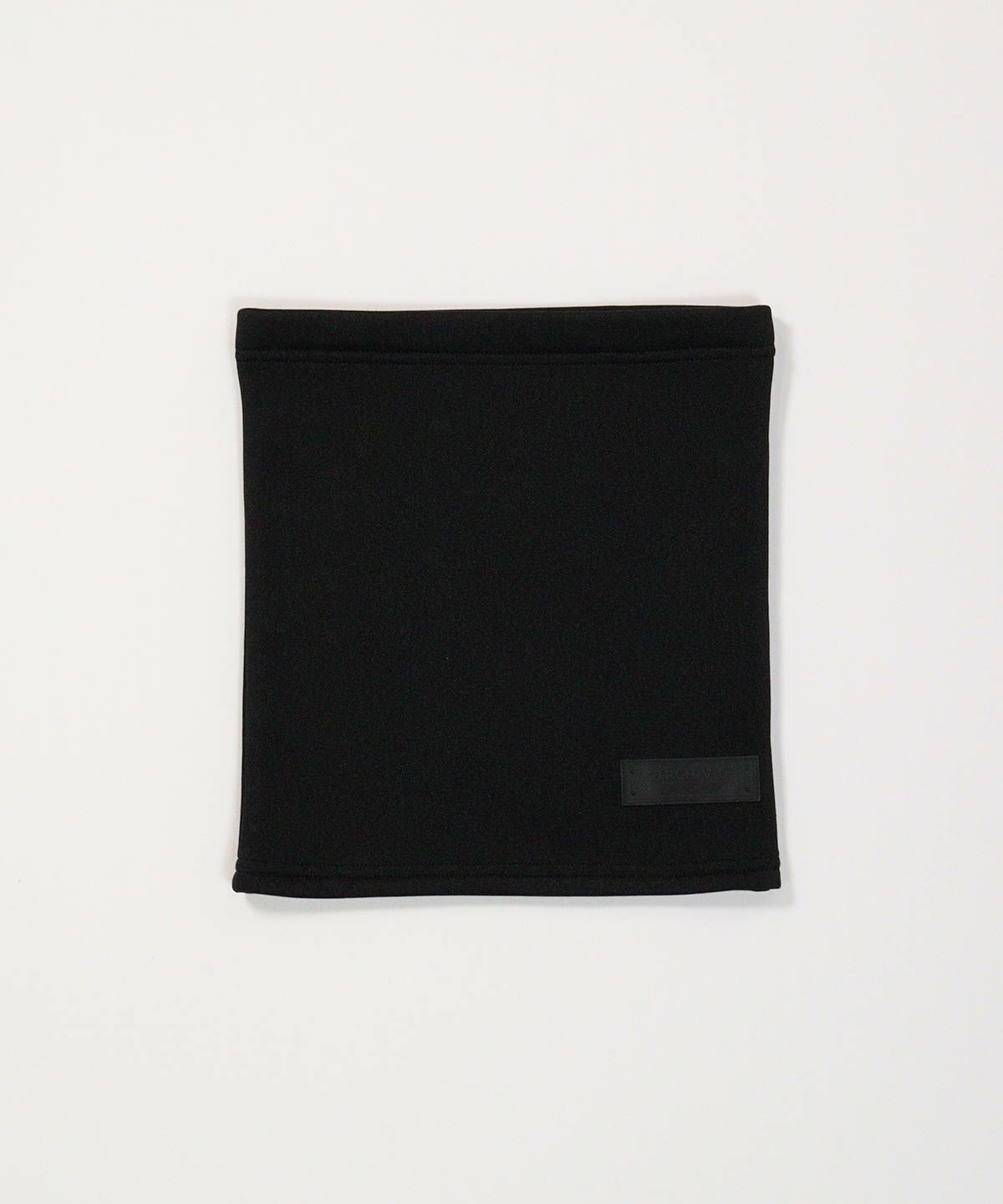 【メンズ】裏起毛ネックウォーマー(ブラック)