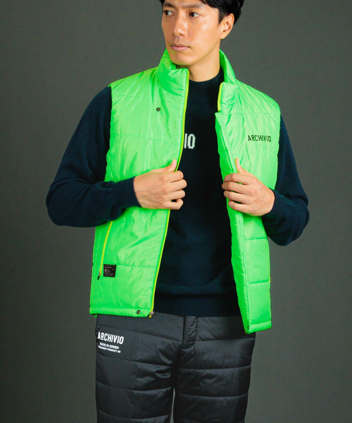 モデル着用画像(ライトグリーン)