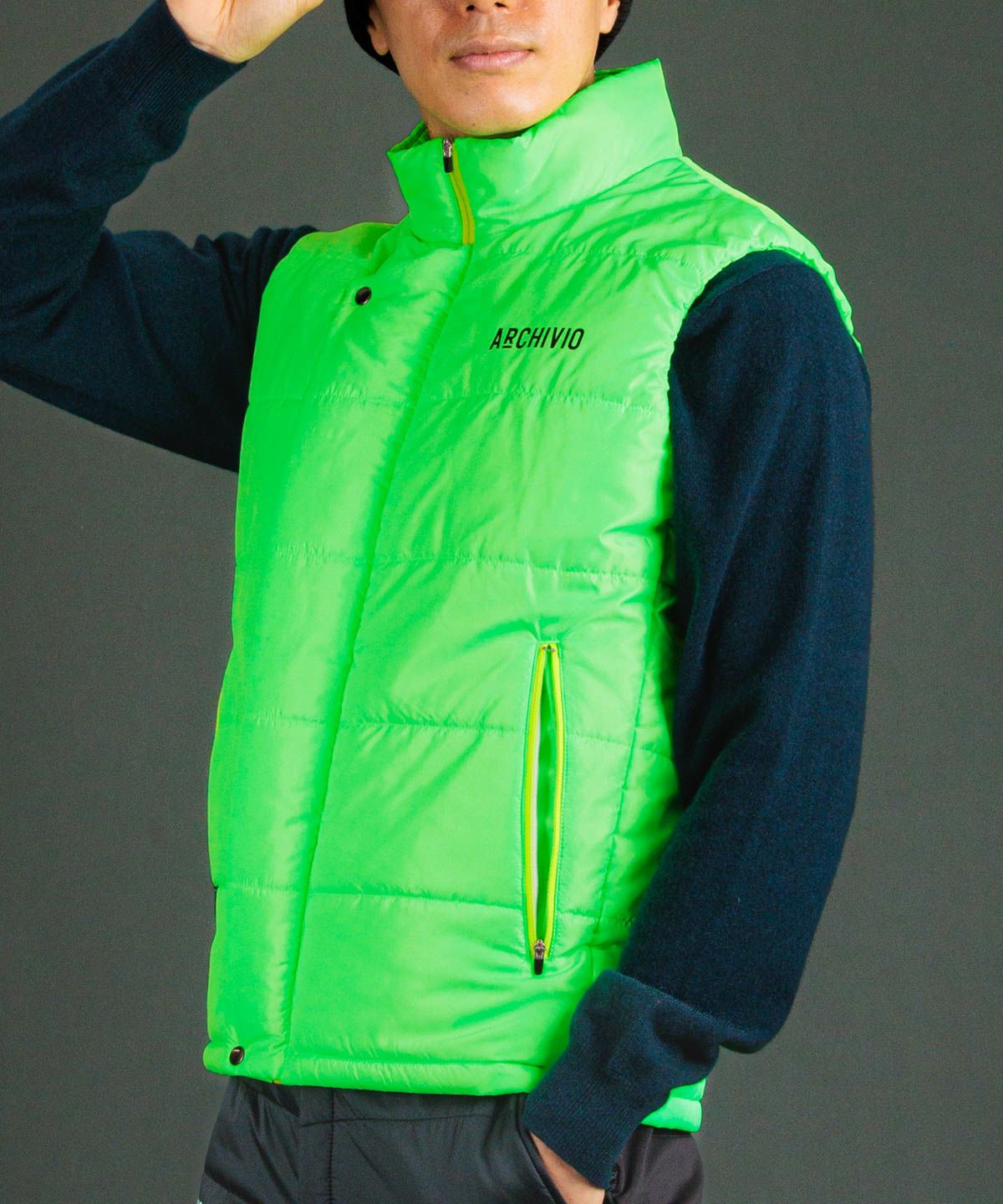 モデル着用画像(ライトグリーン)