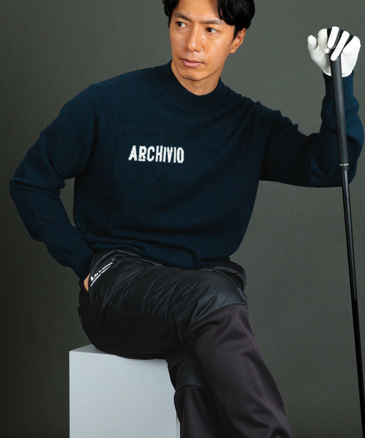 モデル着用画像(ネイビー)