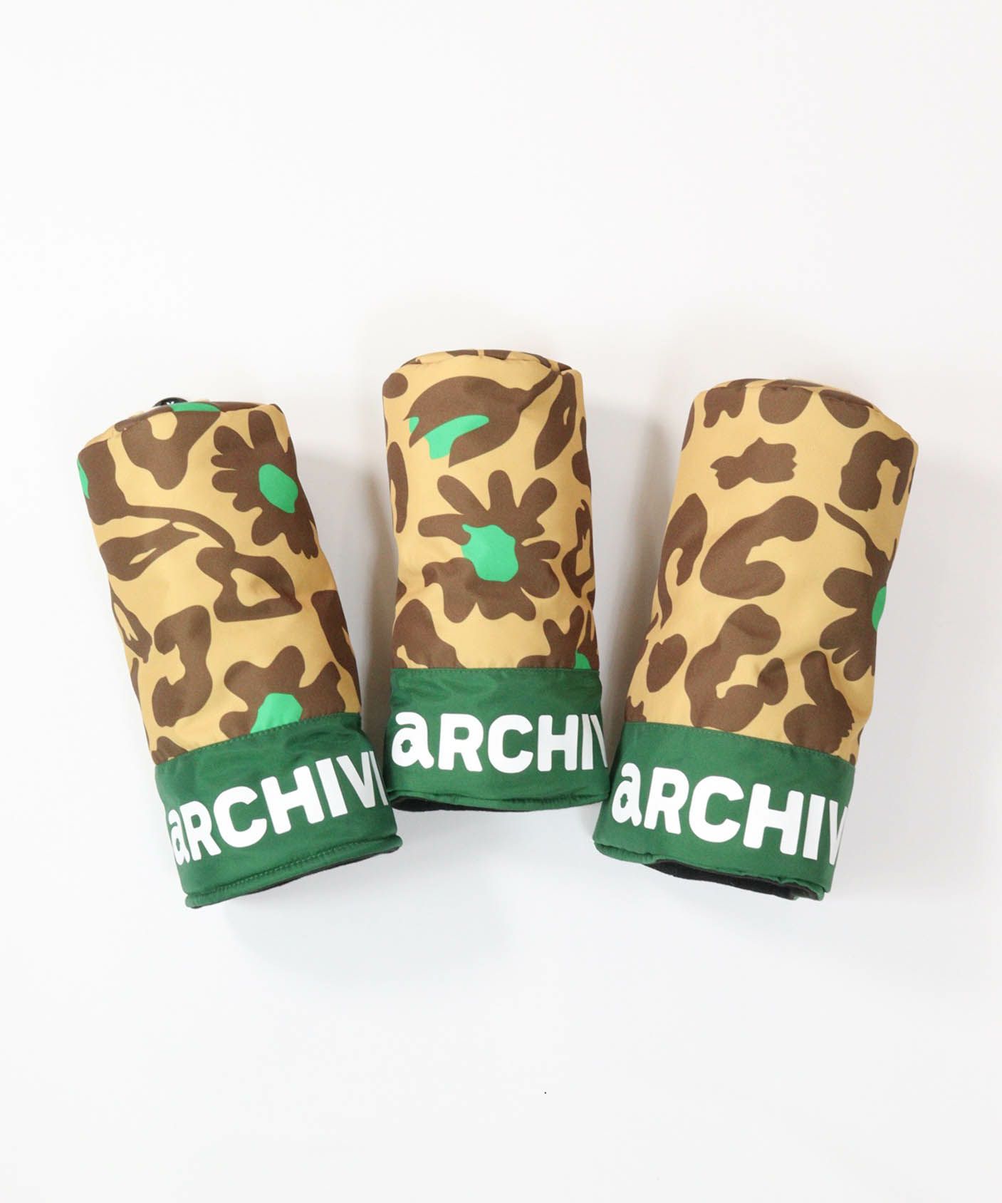 ヒョウ柄ヘッドカバー（ＤＲ）(ベージュ)