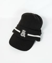 ラインニットキャップ(ブラック)