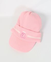 ラインニットキャップ(ピンク)