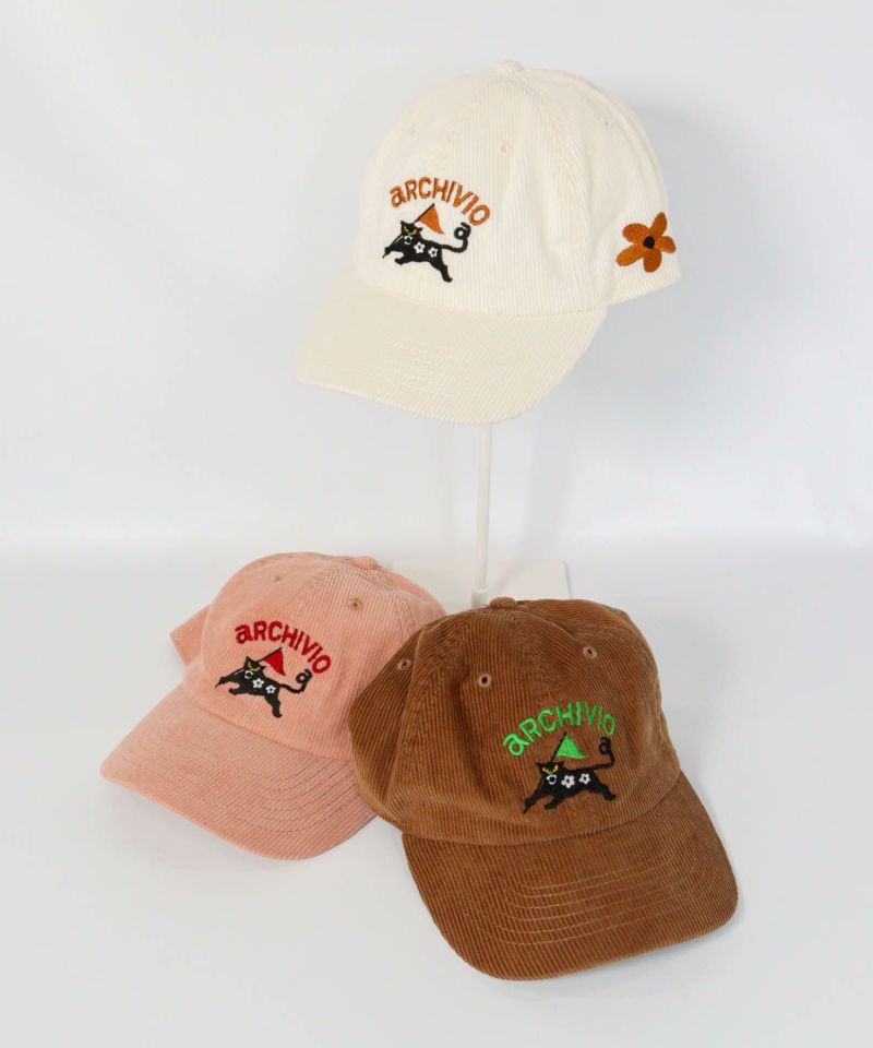 コーデュロイ刺繍キャップ|アルチビオ - ゴルフウェアや婦人服通販