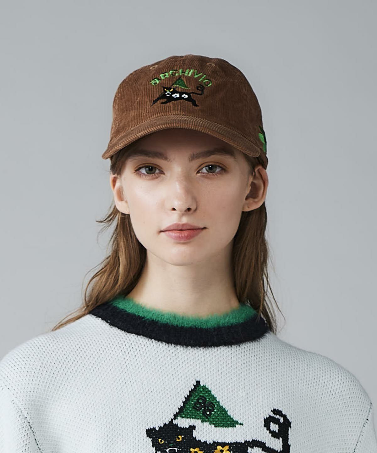 モデル着用画像（ブラウン）