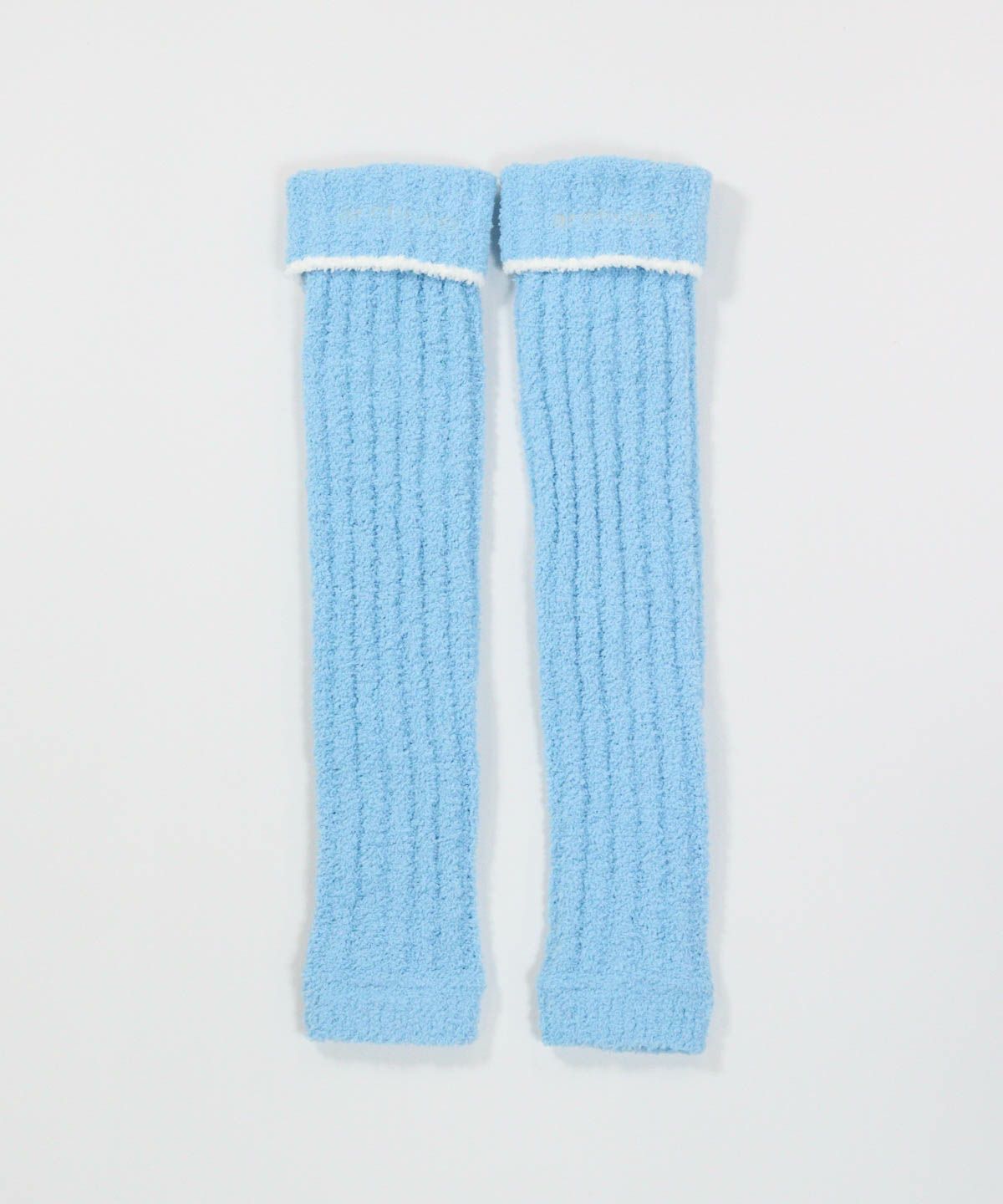 モールニットレッグウォーマー(ライトブルー)