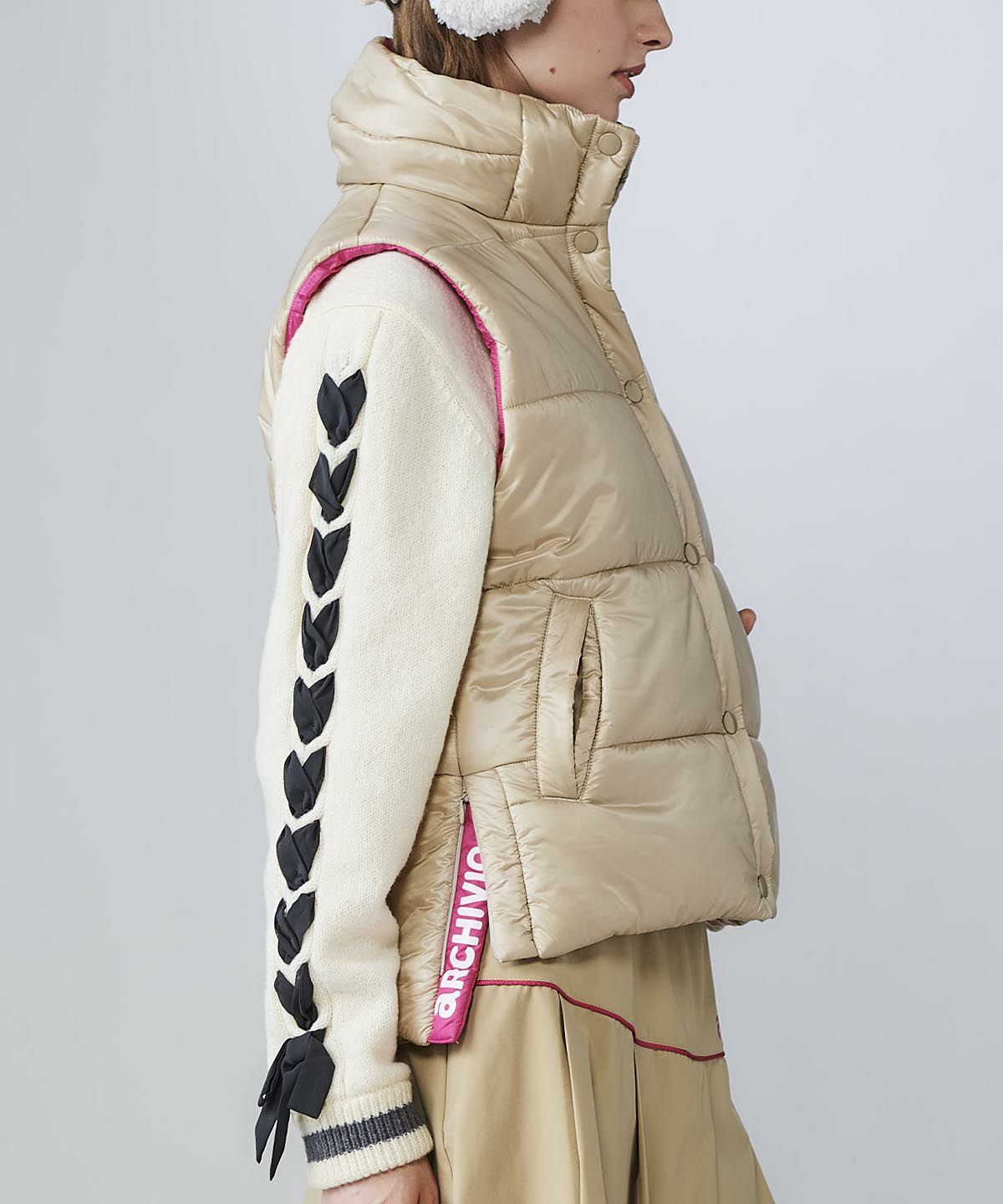 モデル着用画像(ベージュ)