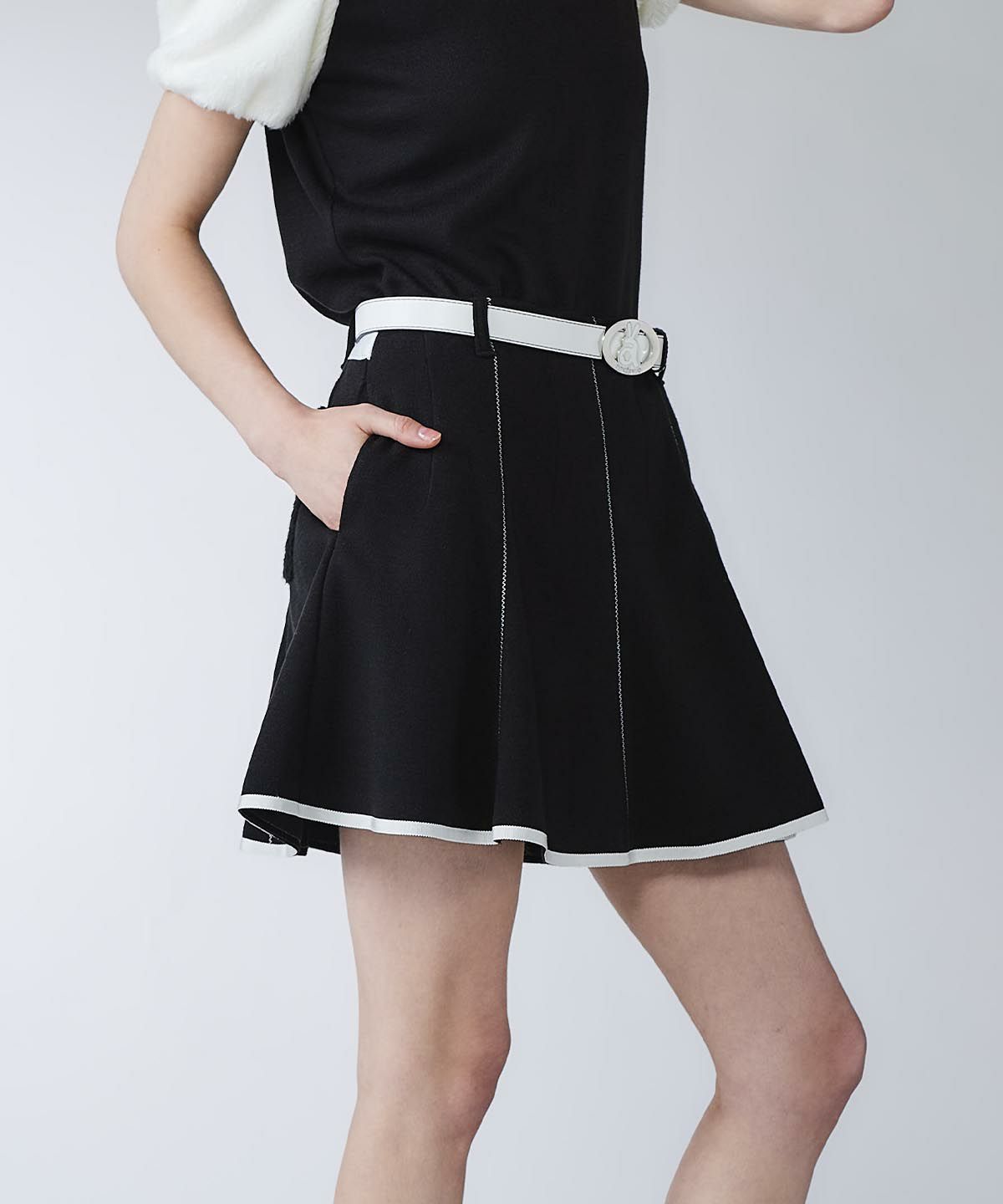 UV速乾ニットソーフレアスカート|アルチビオ - ゴルフウェアや婦人服通販