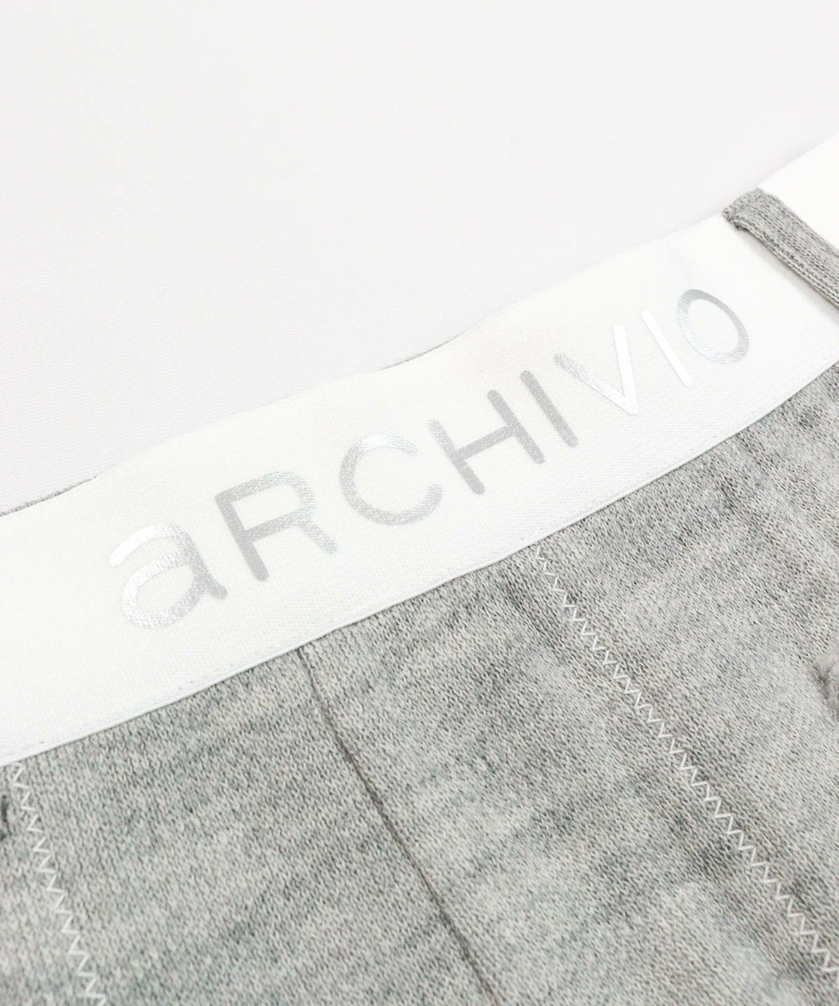 ウエスト部分ロゴ(グレー)