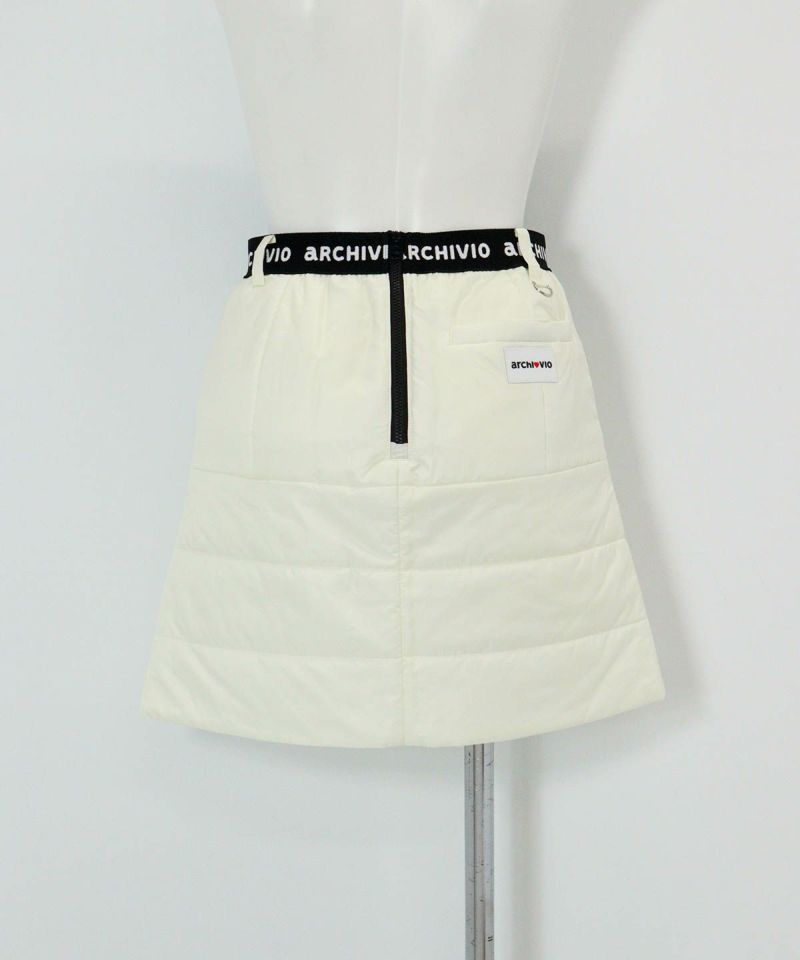 ウエストロゴ中綿撥水スカート|アルチビオ - ゴルフウェアや婦人服通販