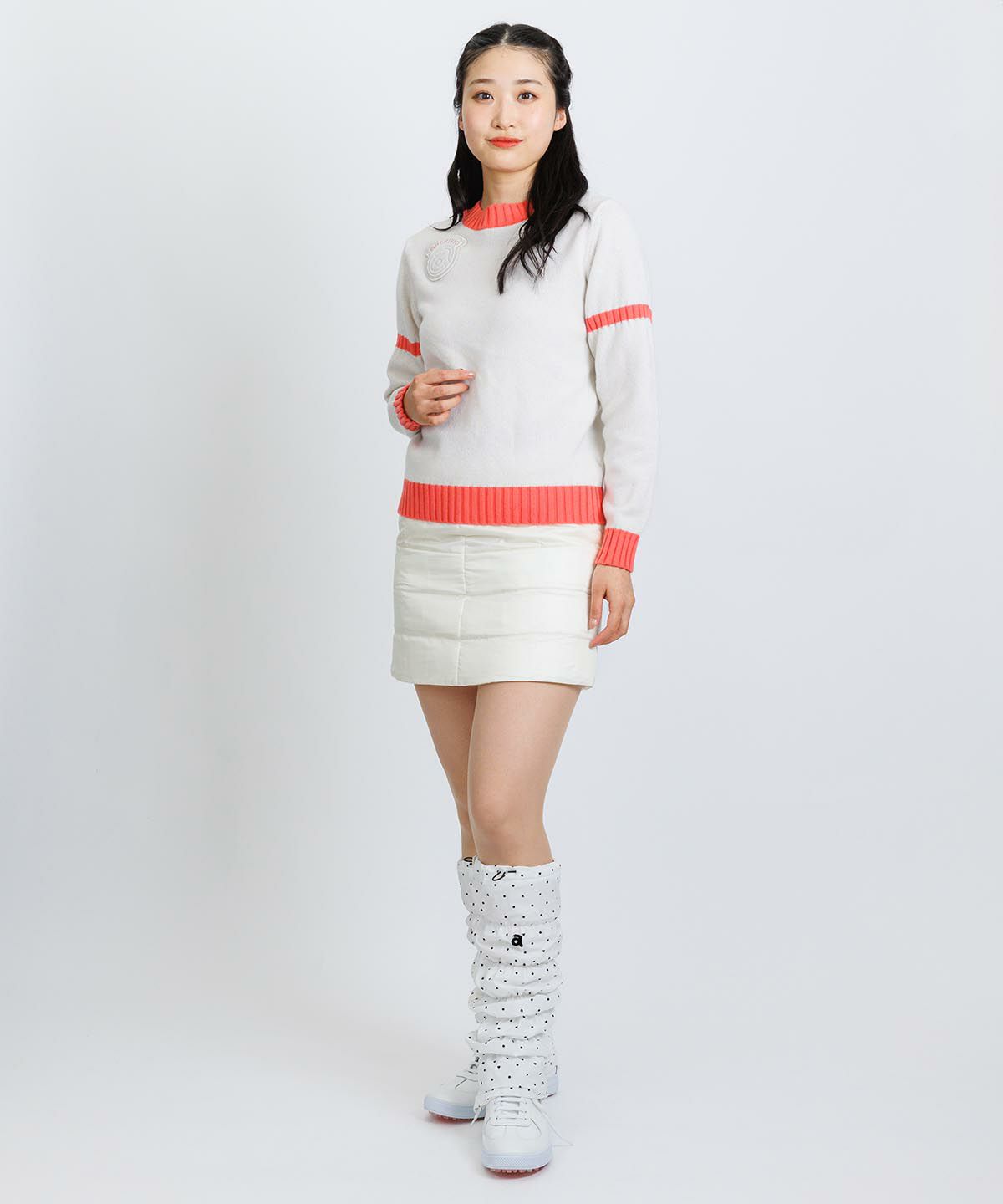 ウエストロゴ中綿撥水スカート|アルチビオ - ゴルフウェアや婦人服通販