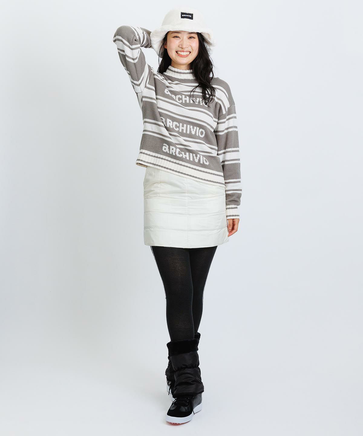 モデル着用画像（ホワイト）