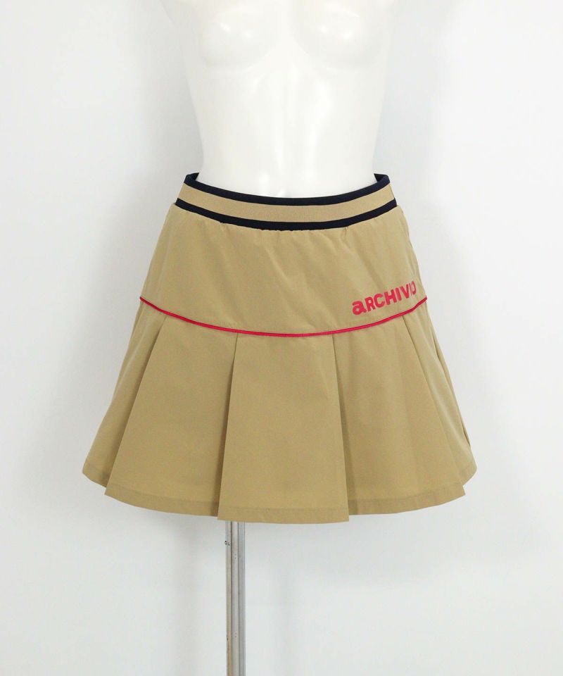 プリーツ切替撥水スカート|アルチビオ - ゴルフウェアや婦人服通販