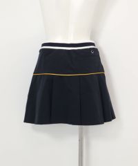 プリーツ切替撥水スカート(ネイビー)後ろ