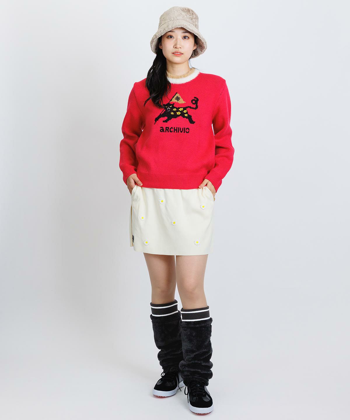 モデル着用画像(アイボリー)